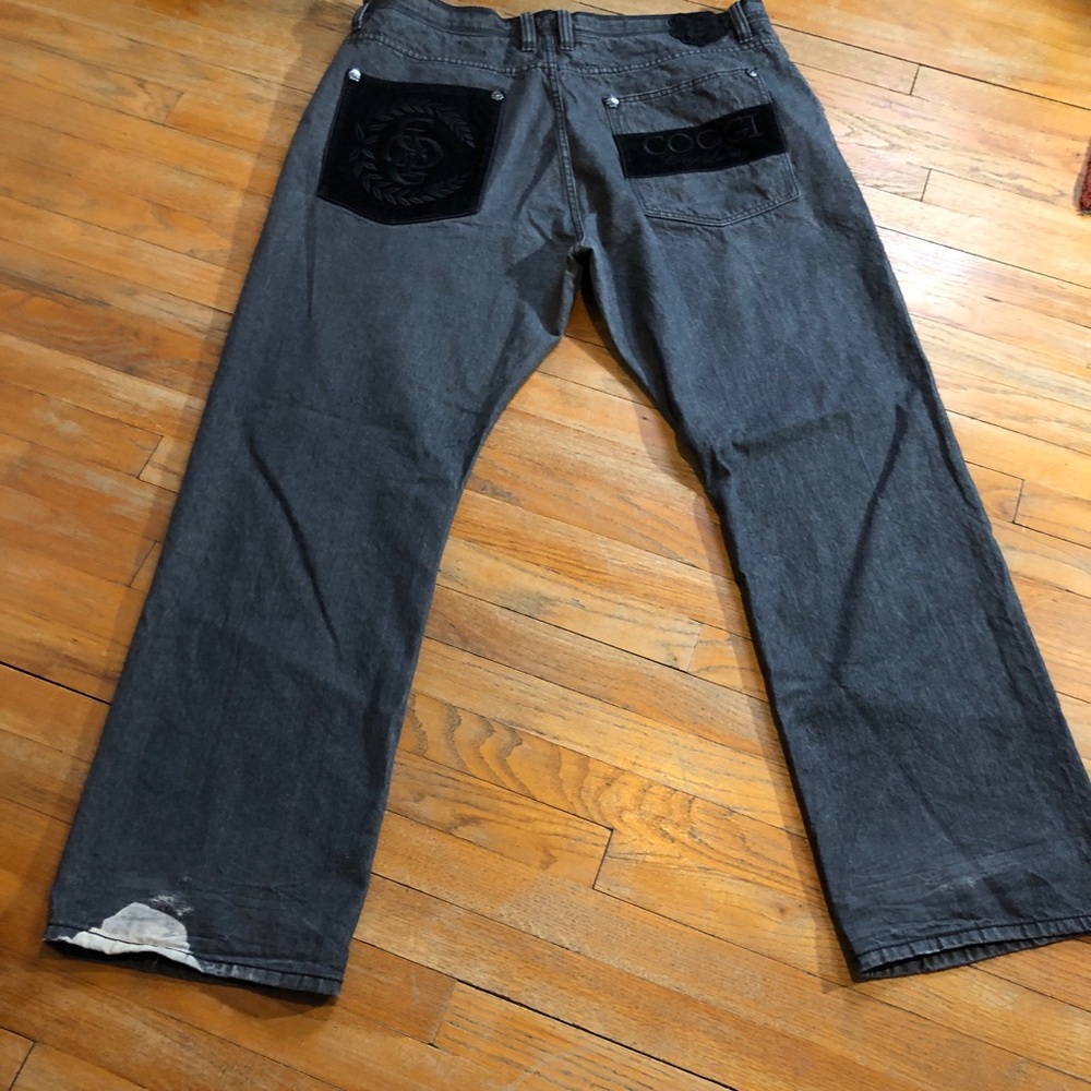 COPY - Coogi Black Washed Men’s Jeans Size 44x35 - Picture 4 of 8